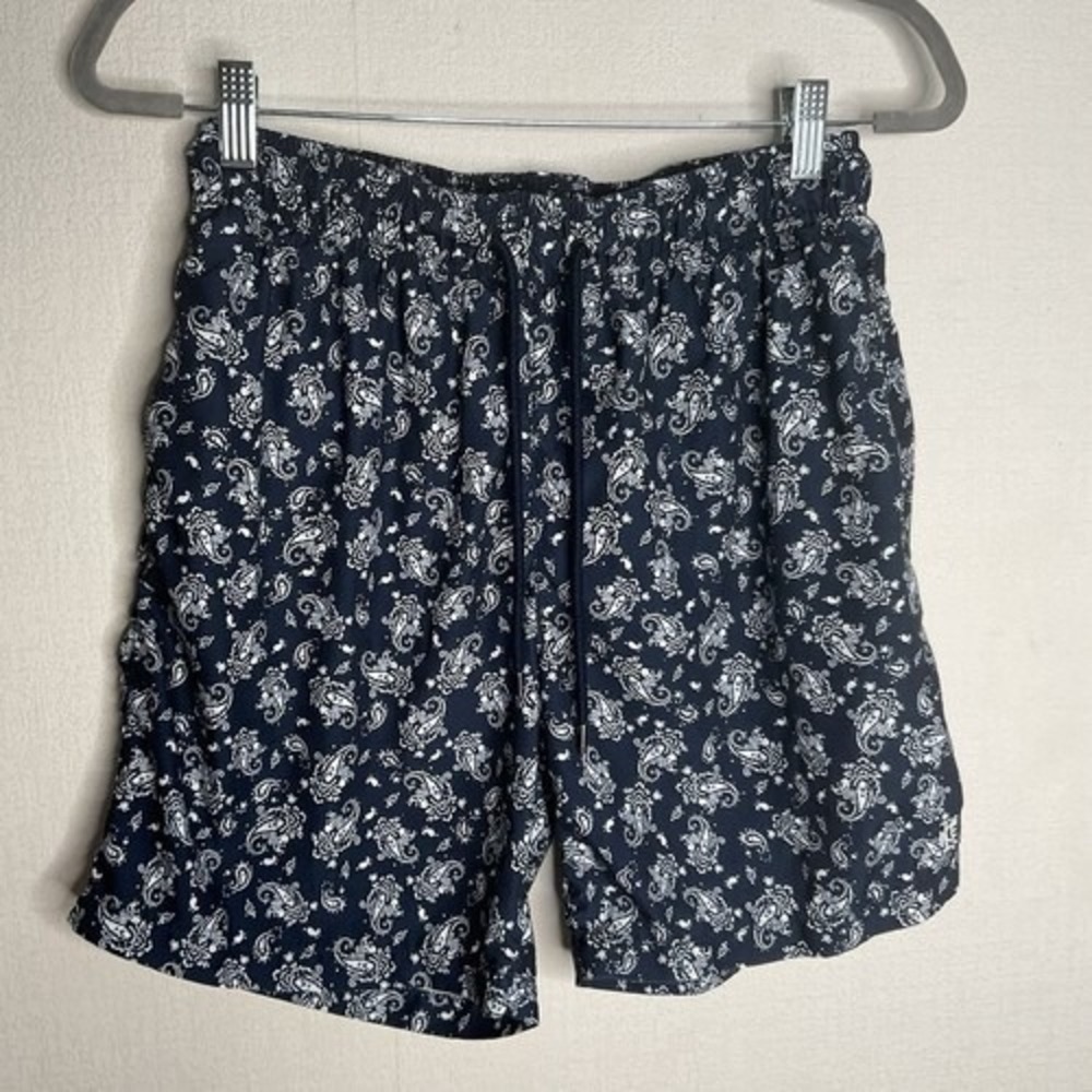 Ike‎ Behar Paisley Drawstring Lined Swim Trunks Board Shorts Men M Bangladesh